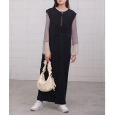 【S・Mサイズ展開あり】前後２WAYパイピングポンチジャンスカ