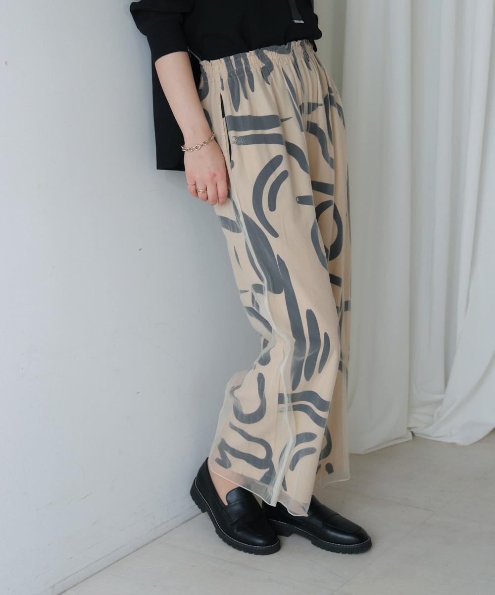 新品タグ付き　BouJeloud　ブージュルード　ケミカルレースパンツ　ホワイト Bou Jeloud パンツ ケミカルレースパンツ レディース : ZOZOTOWN