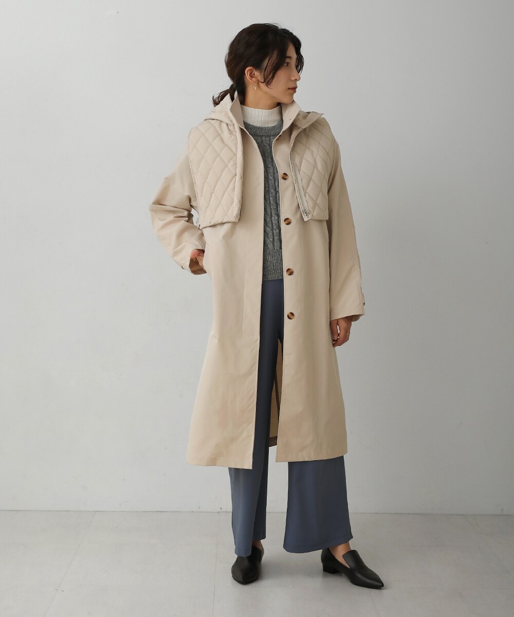 ブージュルード（Bou Jeloud）/キルティングレイヤードアウター キルティングレイヤードアウター | ブージュルード(Bou Jeloud