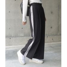 【S・Mサイズ展開】2WAYセンタープレスサイドラインパンツ