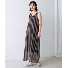 ブージュルード(Bou Jeloud)のメッシュストライプワンピース