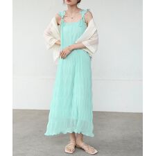 バブ(Bab)のリボンプリーツワンピース