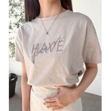 バブ(Bab)のロゴ刺繍デザインＴシャツ