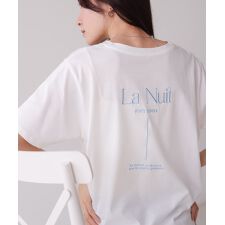 バックロゴ刺繍Ｔシャツ