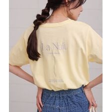 バックロゴ刺繍Ｔシャツ