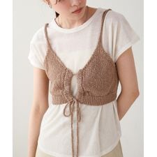 ドロスト付きビスチェ