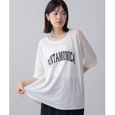 リサイクルポリ天竺アーチロゴTEE