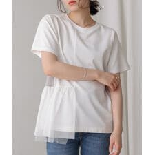 裾メッシュ切替プルオーバー