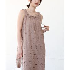 【S・Mサイズ展開】コットン刺繍ワンピース