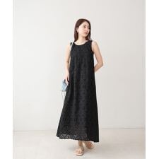 【S・Mサイズ展開】コットン刺繍ワンピース