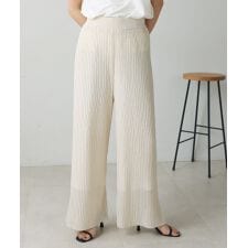 【セットアップ対応】ウェービーメッシュニットパンツ