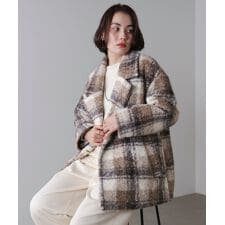 ブージュルード(Bou Jeloud)のブークレチェックコート