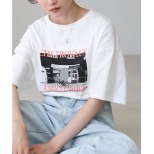 フォトプリントカラーロゴＴシャツ