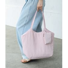 ポーチ付き軽量キルティング　ヌビバッグ