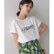 半ラバー×刺繍ロゴＴ