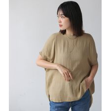 リネン混リラックスプルオーバー