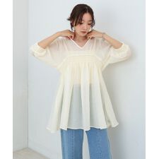 バブ(Bab)のギャザーミニワンピース/チュニック