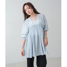 バブ(Bab)のギャザーミニワンピース/チュニック