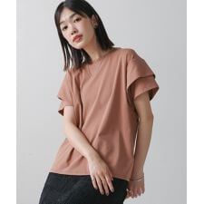 袖フリルプルオーバー