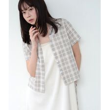 バブ(Bab)のサイドリボンアソートチェックブラウス