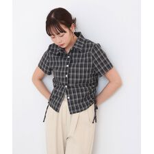 バブ(Bab)のサイドリボンアソートチェックブラウス