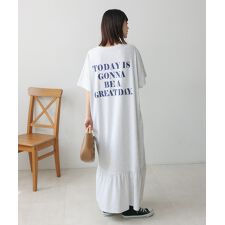 ブージュルード(Bou Jeloud)の裾ペプラムフリルワンピース