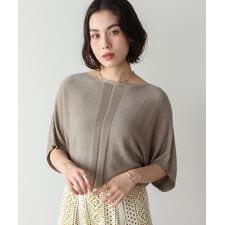 前後2WAYラメニットプルオーバー