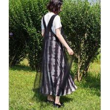 ブージュルード(Bou Jeloud)のぼかしストラプチュールワンピース