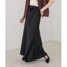 【S・Mサイズ展開】裾シアーサテンナロースカート