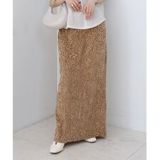 バブ(Bab)の【セットアップ対応】コード刺繍ベロアスカート