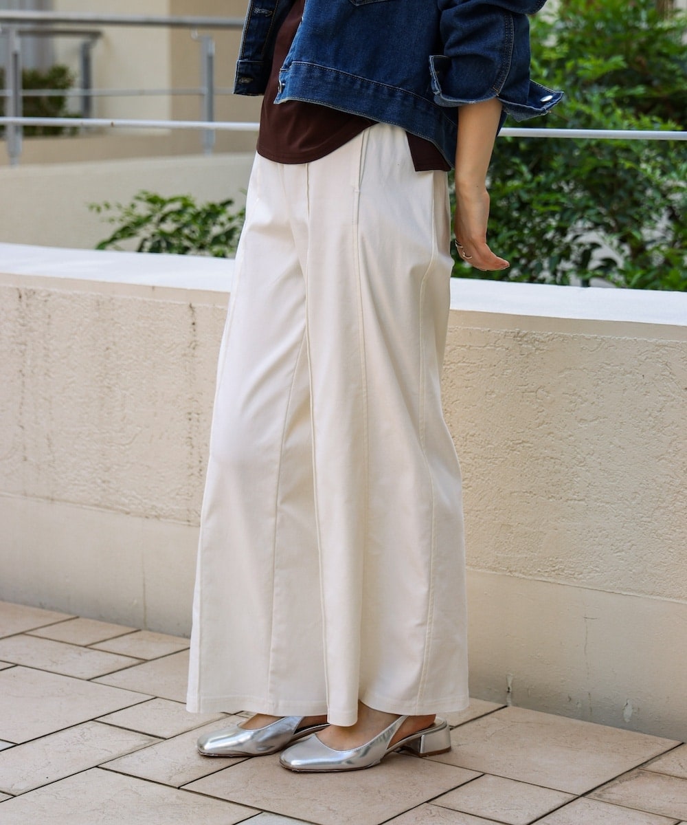 【新品☆】BouJeloud ケミカルレースパンツ ホワイト セール】ケミカルレースパンツ（その他パンツ）｜Bou Jeloud