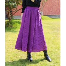 ストライプジャガード　スカート