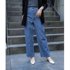 ブージュルード(Bou Jeloud)の【WEB限定】デニムアシメパンツ