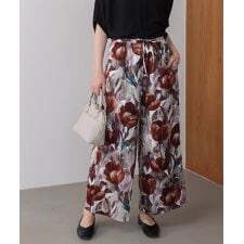 ブージュルード(Bou Jeloud)の花柄センターシームパンツ