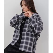 バブ(Bab)のチェックバックギャザーシャツ