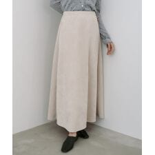 【選べる２タイプ】【サイズ展開あり】スウェードロングスカート