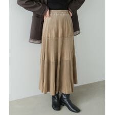 ベロアプリーツスカート