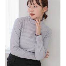 バブ(Bab)の【選べるデザイン】ウェーブメローリブカットソー