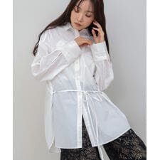 ロングシャツブラウス