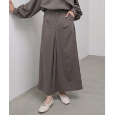 【S・Mサイズ展開】【セットアップ対応】フロントタックＩラインスカート