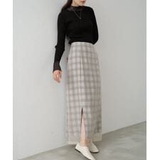 【S・Mサイズ展開】シアードッキングチェックスカート