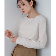 バブ(Bab)のポップコーンジャガード　メロープルオーバー