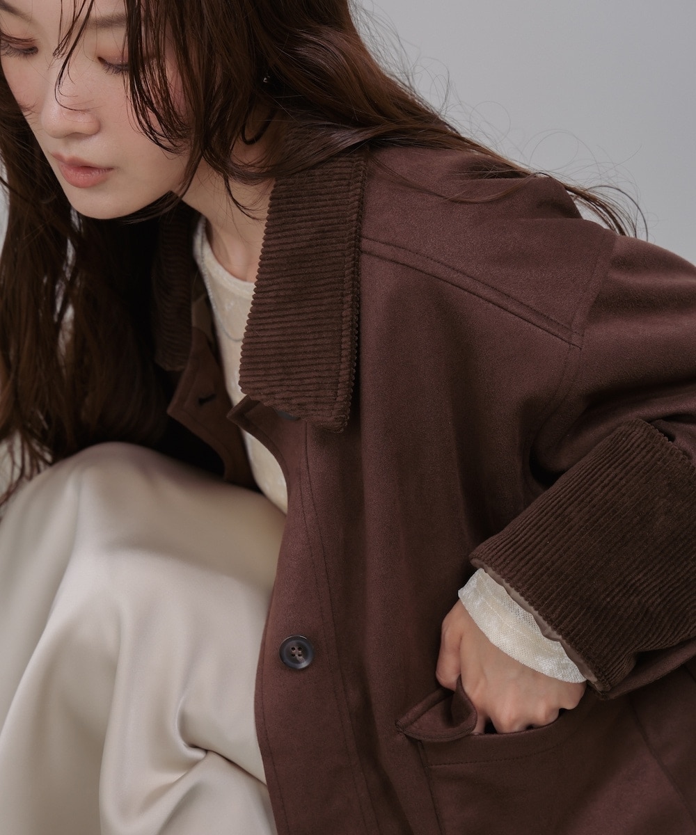 スエード カバーオール ジャケット | ビューティー＆ユース