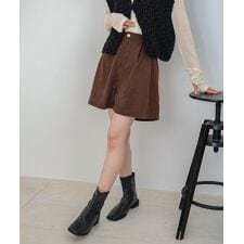 コーデュロイショートパンツ