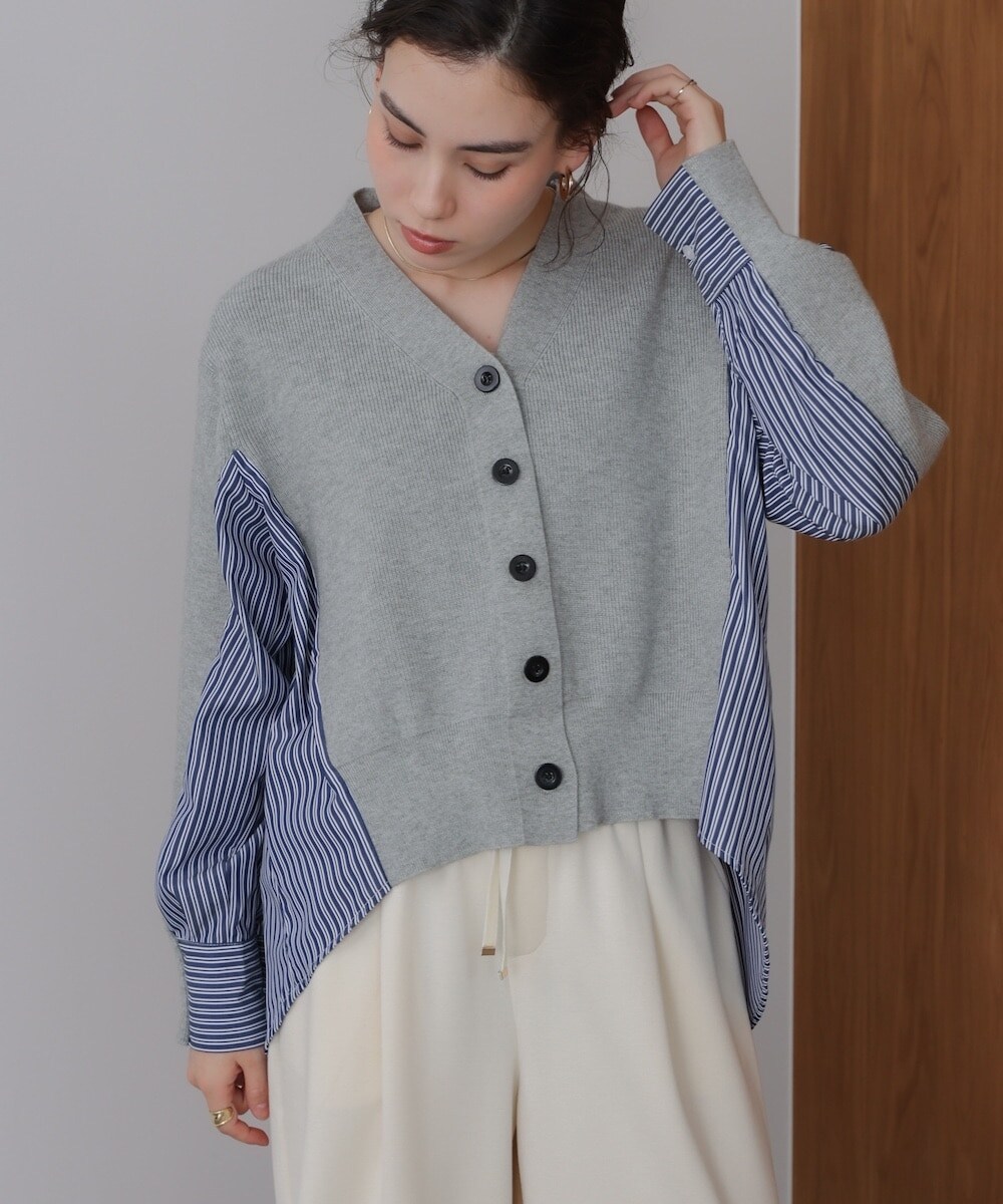 超軽量ロゴPTZIPカーディガン | ブージュルード(Bou Jeloud