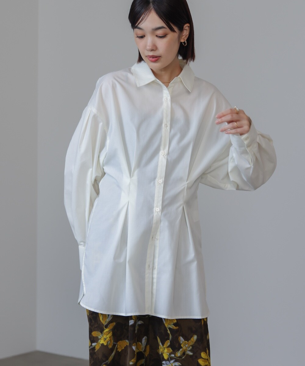 洗える】ソフトリネンペプラム ブラウス | 自由区(JIYU-KU) | マルイ