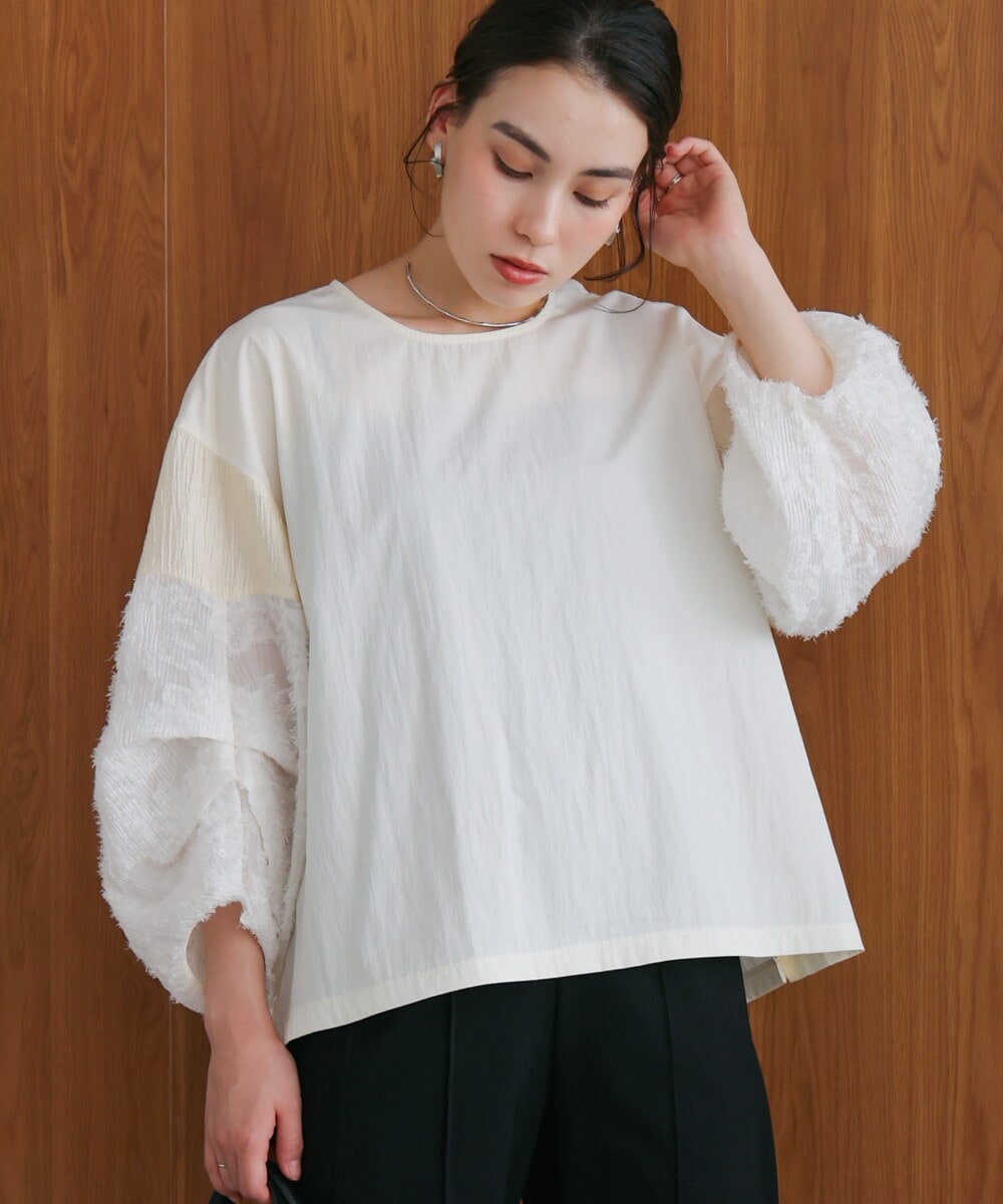 袖ボリュームブラウス