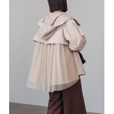 撥水加工バックチュールブルゾン