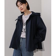 撥水加工バックチュールブルゾン