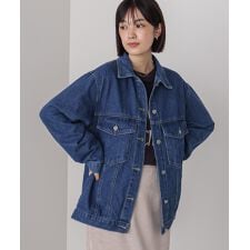 レディース デニムジャケット・Gジャン (チュニック丈（トップス）) の 